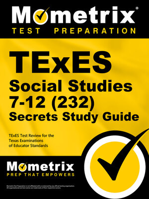 cover image of TExES Social Studies 7-12 (232) Secrets Study Guide